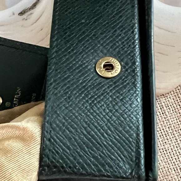 Vintage Louis Vuitton Taiga Porte Mannaie Boite Leather Coin Purse Wallet - Picture 11 of 16